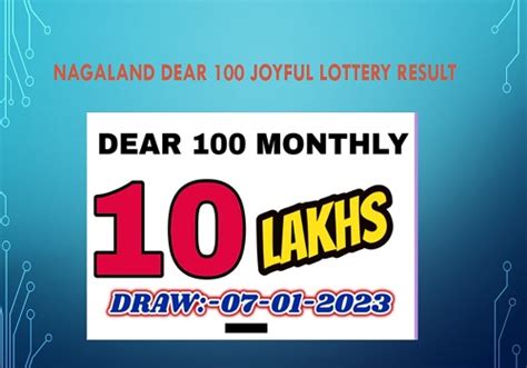nagaland dear 100 result today